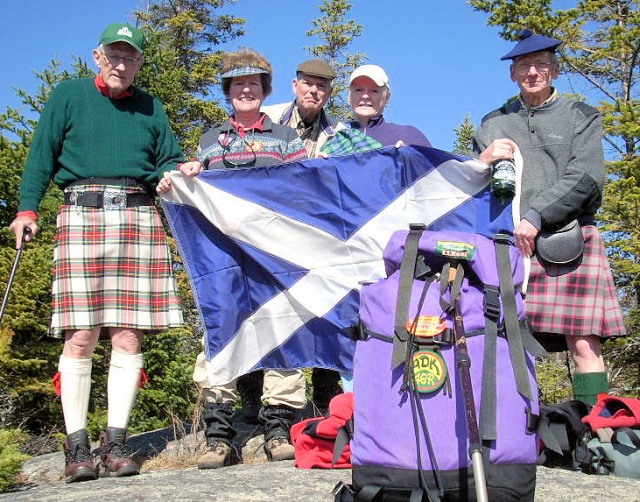 Hikers at the summit